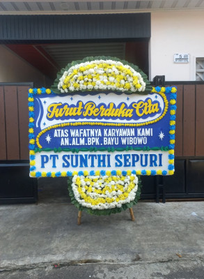 Papan Bunga Duka di Ulu Gedong